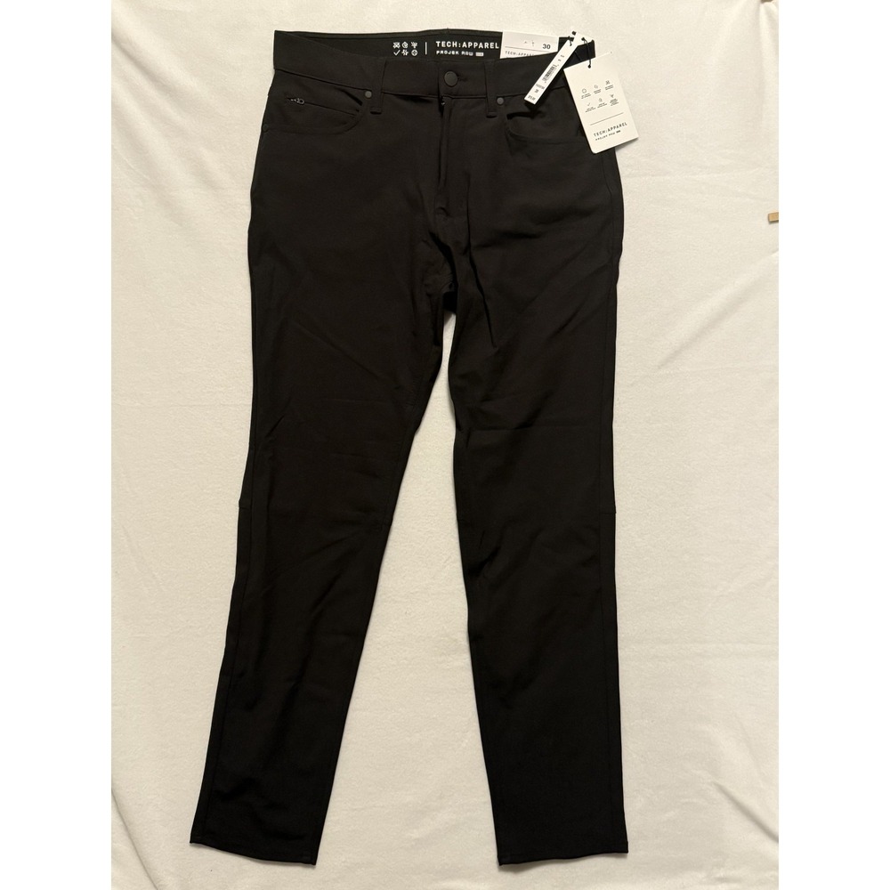 Tech Apparel Projek Raw Flux 2.0 Men's Performance 360 Flex Pants Black Size 30